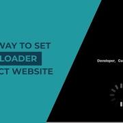 How To Make Website Preloader Using ReactJs Page Loading Website Loading Animation React Css