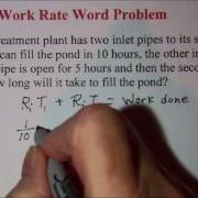 Another Work Rate Word Problem