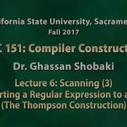Compilers Lecture 6 Scanning 3 Converting A Regular Expression Into An NFA