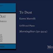 To Dust By Karen Marrolli Scrolling Score