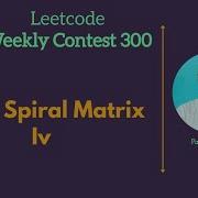 2326 Spiral Matrix IV Leetcode Weekly 300 Leetcode Medium