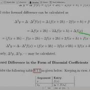 Linear Operators Finite Differences