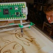 DIY H Bot Plotter Raspberry Pi Pico