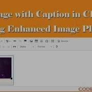 Insert Image With Caption In CKEditor