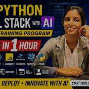 Python Full Stack AI Crash Course Free 1 Hour Training