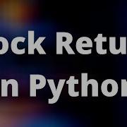 Calculate Return Series From Stock Price In Python Data Science In Python