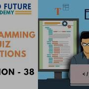 Programming Quiz Questions Q38 Expand Future Academy Shorts Programming