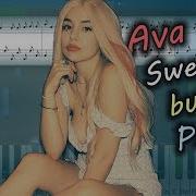 Ava Max Sweet But Psycho Piano Tutorial Sheets MIDI Synthesia