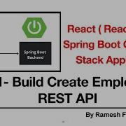 React Hooks Spring Boot CRUD Full Stack App 11 Build Create Employee REST API