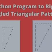 Right Angled Triangle Python Right Angled Triangular Pattern CCBP Assignment 10 Question Answer