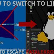 How To Install And Switch To Linux To Escape The Fatal Error A I Apocalypse