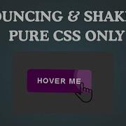Bouncing Button Animation Using Only HTML CSS Modern Hover Effect