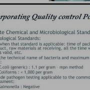 Developing And Implementing An Effective Product Specification