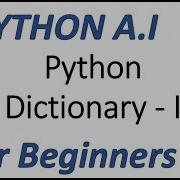 Machine Learning Tutorial Python 23 Python Dictionary