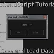 Adobe Scripting Tutorial Saving And Loading Data