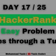 Boxes Through A Tunnel HackerRank Tasin Coder Hackerrank Day17