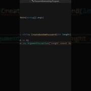 ASMR Coding Instagram Password Generator C Shorts