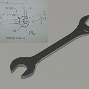 SolidWorks Tutorial Spanner