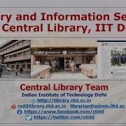 Library Orientation Video For The Users Virtual Tour Of Central Library Facilities