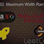 962 Maximum Width Ramp Medium Level Interview Question Full Explanation In Python