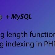 PHP MySQL Tutorial 18 String Length Strlen Function And String Indexing
