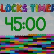 45 Minute Timer For Kids Classroom Blocks Visual Timer