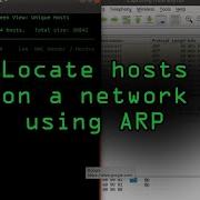 Обнаружение и сканирование устройств в сети с помощью ARP Учебное пособие