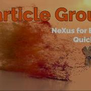 NeXus для Blender краткое руководство группы частиц