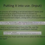 Object Serialization Lesson Java
