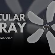 Круговой массив со смещением объектов в Blender