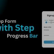 Multi Step Form With Step Progress Bar In HTML CSS JavaScript
