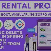 Creating Delete Car API In Spring Boot And Calling It From Angular Car Rental Project Part 15