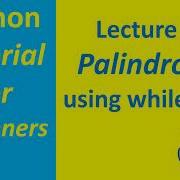 Python Program To Check A Number Is Palindrome Or Not Python Tutorial For Beginners