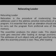 System Software Unit 2 Relocation Loaders