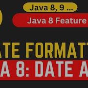 How To Format Date Using Java 8 Java Date Formatter Tipcs Trics Date API