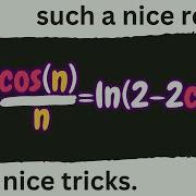 An Infinite Cosine Sum