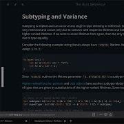 Crust Of Rust Subtyping And Variance