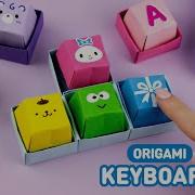 Origami Paper Keyboard How To Make Paper Button