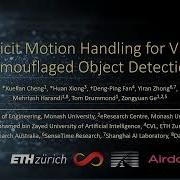 CVPR 2022 Implicit Motion Handling For Video Camouflaged Object Detection