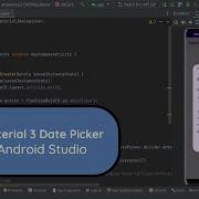 How To Create Material 3 Date Picker In Android Studio Using Java