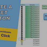 Reset All Checkboxes In Excel With One Click Create A Refresh Button