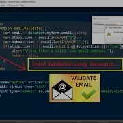 Email Validation In Javascript In Hindi 2019 How To Validate An Email Address