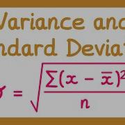 Variance And Standard Deviation Year 1 Statistics A Level