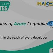 An Overview Of Azure Cognitive Services 2021 Learn Technology In 5 Minutes