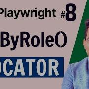 Playwright Tutorial 8 GetbyRole Locator Locators In Playwright