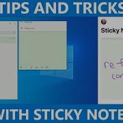Windows Sticky Notes Tips And Tricks