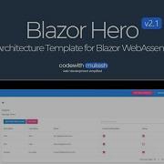 Blazor Hero шаблон решения Чистая архитектура для Blazor WebAssembly