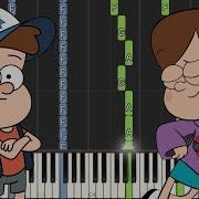 Gravity Falls Theme Song Piano Tutorial