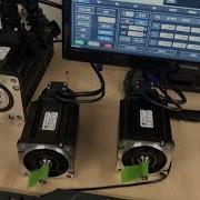 LinuxCNC MESA 7I76e Initial Benchtest With DMM Servos And DYN4 Drives