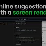 Using GitHub Copilot Inline Suggestions With A Screen Reader Tutorial Accessible Coding